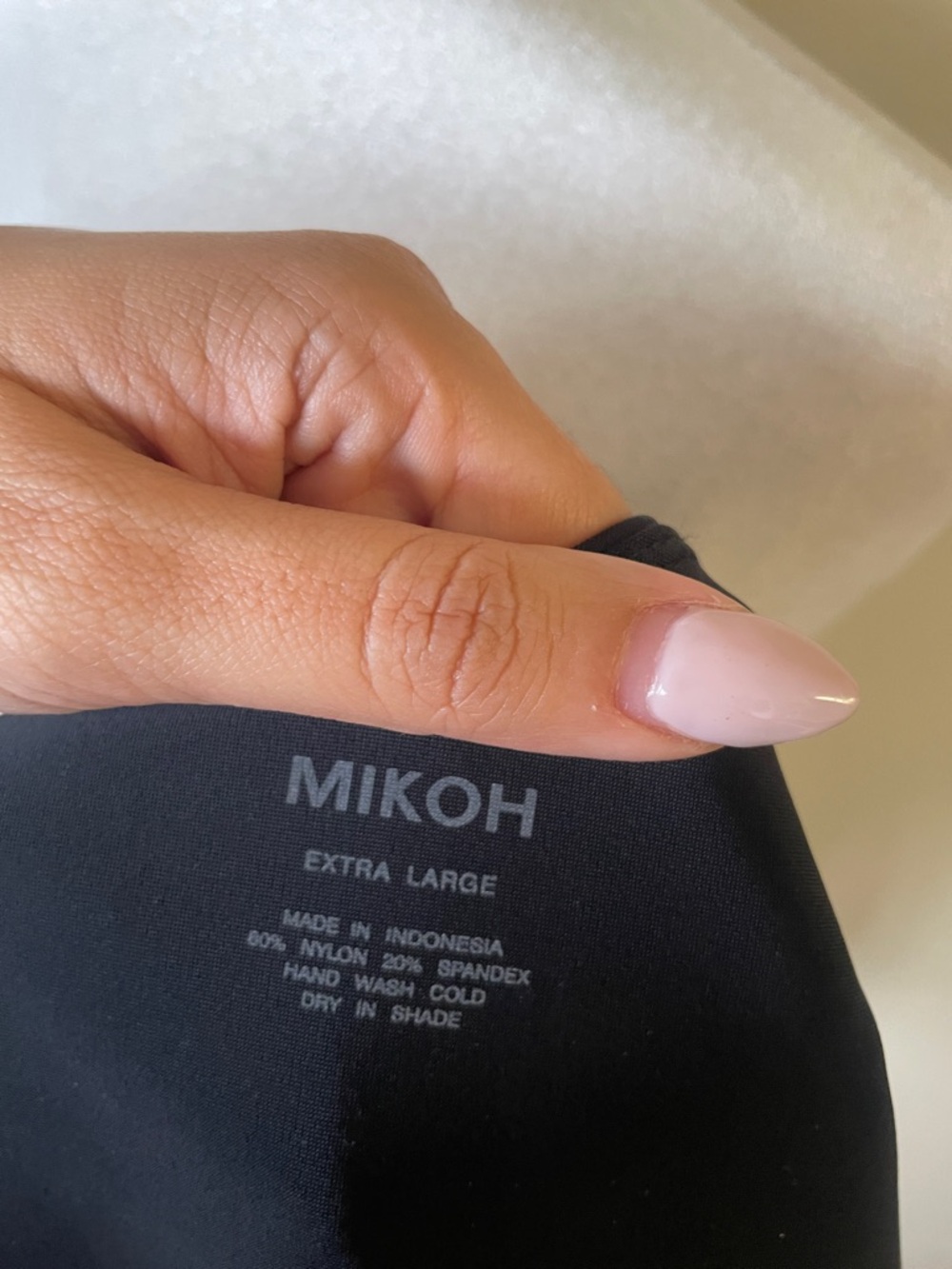 Mikoh Black One Piece Swimsuit – Open Back Strappy XL - Picture 8 of 8